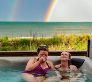 Hot tub rainbow