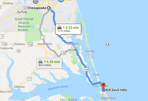 how to avoid the traffic outer banks