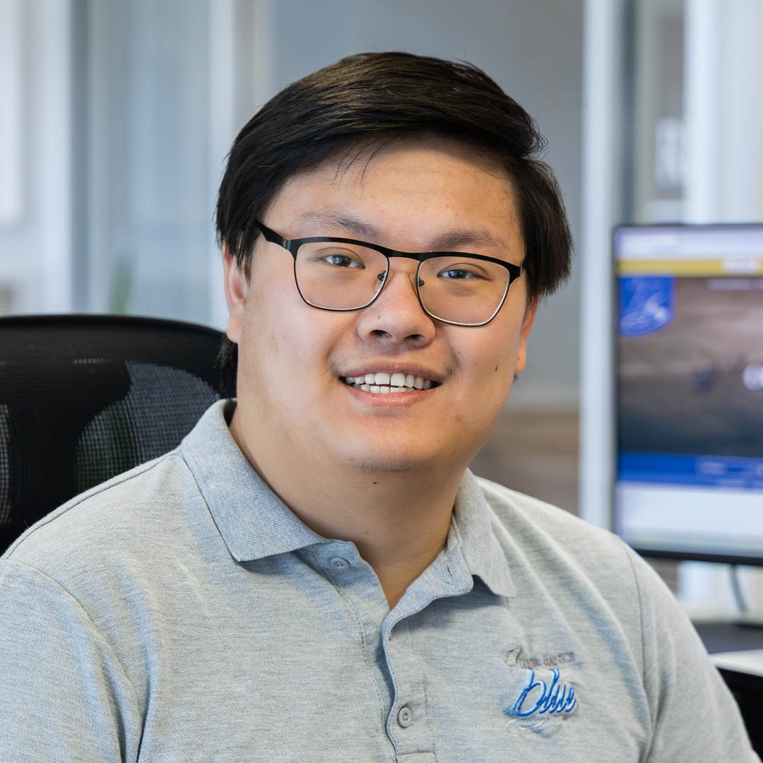 Staff member Jeff Zheng