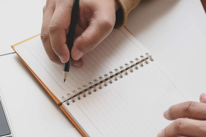 Researching and writing down a plan